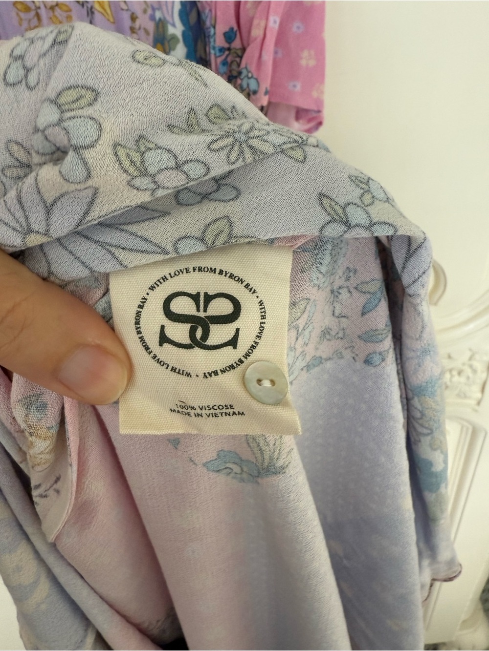 Spell Cha Cha Gown Bohemian Floral Maxi Dress in Lavender and Pink - Picture 4 of 5